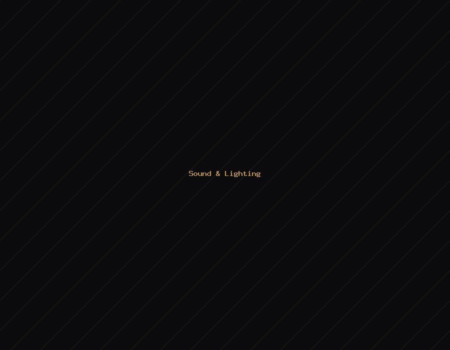 Sound & Lighting